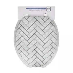 [반려] 헤링본 소프트 변기커버 중 U형 그레이