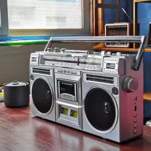 2채널 카세트 플레이어 테이프 옛날 아날로그 라디오 감성