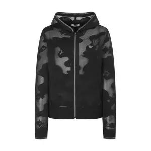 [닥스]26SS PREMIUM 여성 까무플라쥬 후드집업가디건 DNSW6B411BK_s