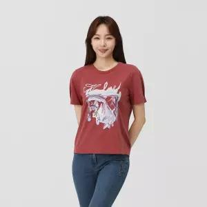 [PAT 여성] 원포인트 햄라인변형 티셔츠_1I45301