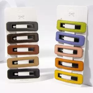 예쁜 여성 귀여운 헤어 포인트 스타일 컬러 똑딱핀 ifF7+6zyf