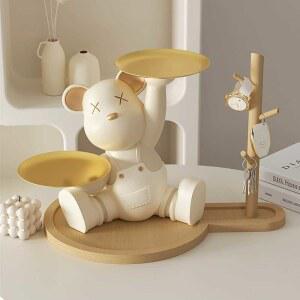 곰돌이트레이 현관 입구 열쇠 보관함 차키 악세사리