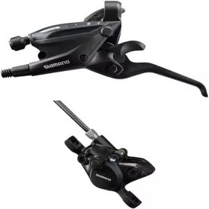 시마노 자전거 디스크 브레이크 레버 조립 세트 - ST-EF505((L) 3SPD BR-MT200(R) W/O 어댑터)