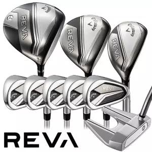 [캘러웨이] 레바 여성용 풀세트 9개 2025년(클럽만/블랙) AS보증