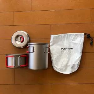 EVER 에버뉴 티타늄 백패킹 750 세트 스태킹 솔로 쿠커 울트라 ECA540