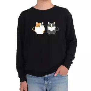 기모맨투맨 야옹이 친구들 CAT 커플고양이 디자인 건조성 보온성 [APP6268]