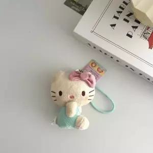 키티 민트 그린 인형 키링 펜던트 키체인 인형 가방 고리