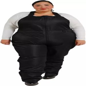 스노우 컨트리 아우터 여성 플러스 사이즈 1X-6X 스키 빕스 버텍스 더 높은 전면