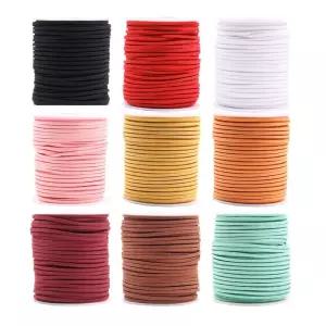 컬러 가죽끈 diy재료 스웨이드끈 가죽끈 가죽끈공예 가죽줄 리본공예재료
