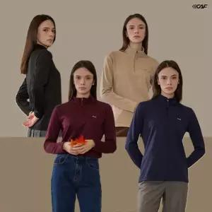 [르까프] [24년최신상] 르까프 여성 기모 집업 티셔츠 4종