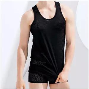 여름 남성 남사친 쿨 민소매 쿨티셔츠 데일리룩 나시티 매쉬 쿨링 속옷 메리야스
