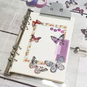 나비 스티커 40P 세트 보라나비 다꾸스티커 다이어리스티커 귀여운스티커