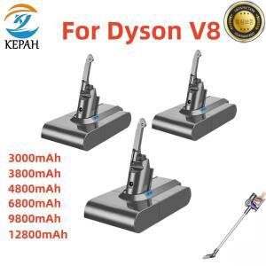 다이슨 호환 V8 21.6V 12800mAh의 경우 청소가 걱정 없고 오래 지속됩니다. v8 다이슨 호환 배터리 SV10 충