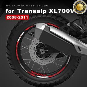 오토바이 휠 스티커 19 17 인치 림 테이프 방수 데칼 for Honda Transalp XL 700 액세서리 08-2011