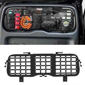 테일게이트 윈도우 쉘프 오거나이저 전술용 몰리 패널 CGZ 모듈식 수납 랙 (BYD 팡청바오 레오파드 5 덴자