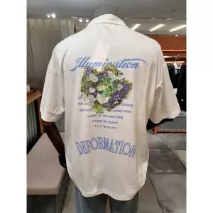갤러리아 24 S/S 본 일루미네이션 플라워아트웍 루즈핏 반필티셔츠 BN4MTS782