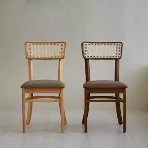 민트 라탄 의자 1+1개