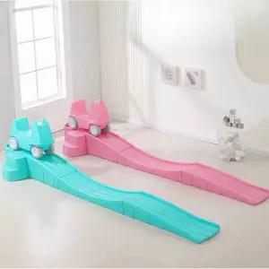 미끄럼틀 유아 완구 3단 장난감 미니 레일카 실내