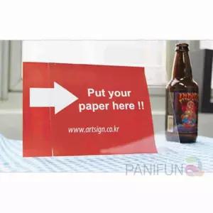 가격표꽂이 쇼케이스 홍보물스탠드 아크릴꽂이 200x150 단면