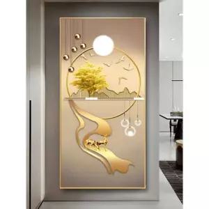 말그림 액자 오렌지 현관 그림 북유럽 승마 벽 포인트