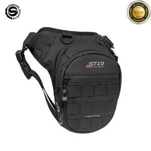 SFK 2025 신형 오토바이 가방 블랙 다기능 드롭 레그 백 체스트 팩 방수 원단 야외 라이딩 장비 패키지