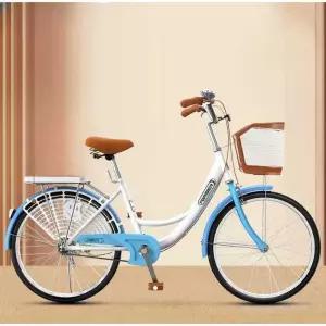 여성자전거 바구니자전거 클래식 접이식 여성 출퇴근