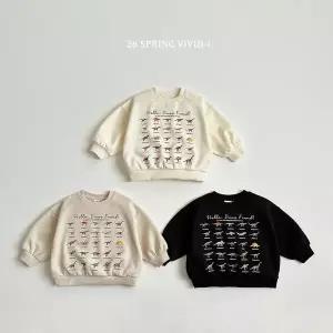 [연투] 비비드아이 26봄 초미니공룡맨투맨 12개월 아기옷 유아 키즈 아동복 봄 맨투맨