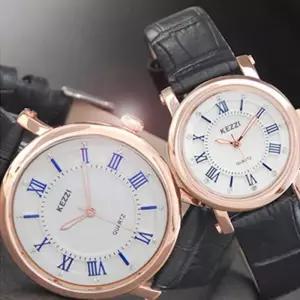 [다잇템]여자 손목 넘버 검정 로마 흰색 크랙 남자 시계 (10415913A)