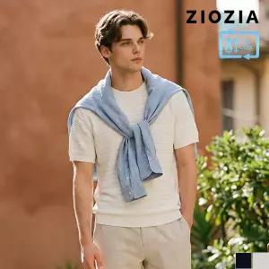 [지오지아] 스카시조직 니트 티셔츠 (AAE2ER1103)