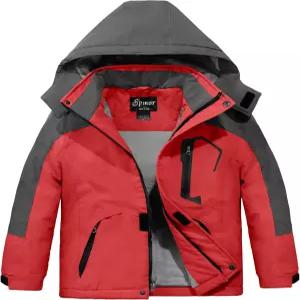 스모어 보이즈 방수 스키 재킷 따뜻한 코트 방풍 겨울 스노보드