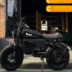 Himoto 히모토 자토바이 전동스쿠터 레트로 전기자전거 48V 1500W30AH 팻바이크