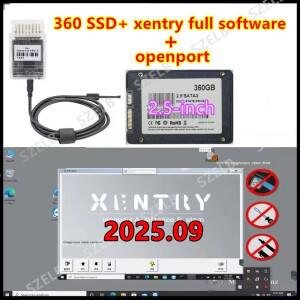 xentry 092025 풀 소프트웨어 내장형 SSD 오픈포트 2.0 ECU 칩 튜닝 도구 벤츠 호환 진단 사전 설치됨