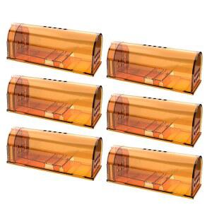 바닥트랩 1개 마우스 트랩 케이지 무살해 동물 애완동물 관리 재사용 가능한 설치류 포획기 쥐덫