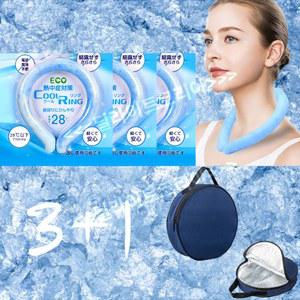 PCM 아이스 얼음 넥워머 블루3ea 목걸이 스킨 목아이스팩 걸이 이하 간편냉각 이완