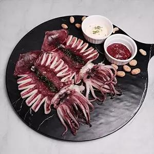 [자연맛남]맛있는 반건조오징어 10마리 700g내외 (350gx2봉/간지/진공포장)