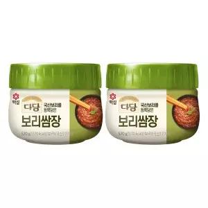 [CJ제일제당][CJ]백설 다담 보리쌈장 570g x2개[35759077]