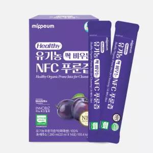 미쁨생활건강 Healthy 데일리 음료 유기농 싹 비우는 NFC 푸룬즙 14포, 2개