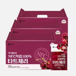 미쁨생활건강 딱좋아 타트체리 NFC 착즙 100% 몽모랑시 타트체리 원액 30포, 3개