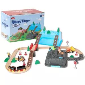 상상력발달 건설 공사현장 레일 기차놀이 유아완구 남아선물 고속열차