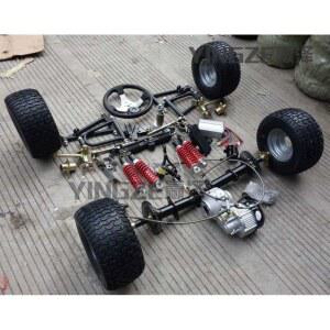 4륜 카트 만들기 키트 자동차 스페셜 풀세트 컨트롤러 5인치 로드 셀프 오프로드