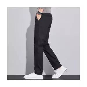 코아픽샵 팬츠 면 오피스룩 남성용 키작남 춘추 일자 슬랙스 스판 긴 도톰 꾹3
