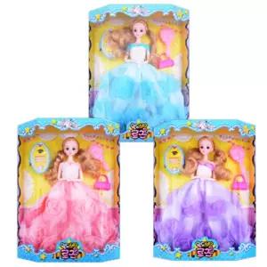 5세 여아 금발 긴머리 구체관절 인형 선물 역할놀이 옷코디 아동