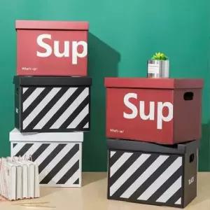 종이 GOT210P9 정리함 수납함 상자 다용도 이사박스 27x20x17cm