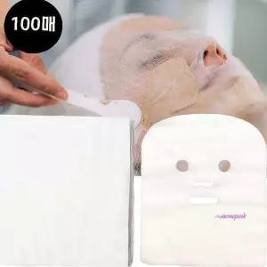 모델링팩얼굴 마스크 고무 순면 100매 얼굴형 거즈 부직포 대용량 도구 마사지 재료pqr785