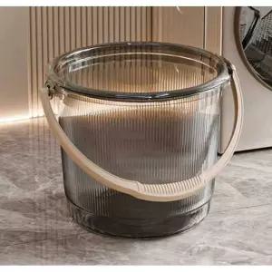 에어컨물통 가정용 빗물받이 배수통 폐수 에어콘 2종세트 통+뚜껑 그레이