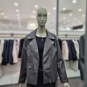 [시슬리]페이크 레더 라이더 자켓 (SALE20511 다크브라운)_DJ