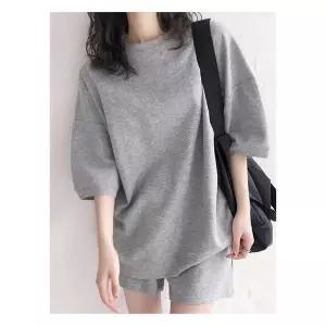 [셀러에이드]VOOY 반팔티 잠옷 여성반바지 운동복 반바지 여성의류쇼핑몰