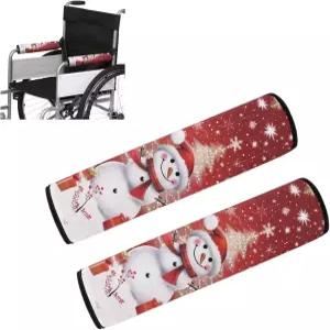 쿠마루 크리스마스 휠체어 팔걸이 스노우맨 부품 액세서리 휴대용 이동식 팔 지원 사무실 운송 의자