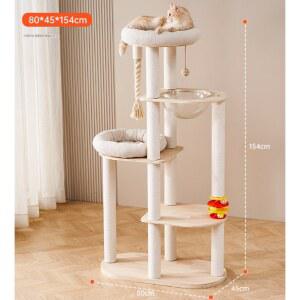 고양이 캣타워 원목 하우스 캣선반 기본형 서브 캣폴 BPF (고양이와나무꾼)