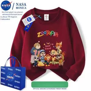 주토피아 긴팔 티셔츠 어린이 봄 남아 키즈 캐릭터 여아 순면 라운드넥 가을 겨울